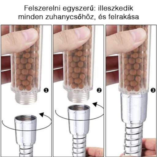 SPA Zuhanyfej gégecsővel és zuhanytartóval
