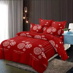 Karácsonyi 7 részes ágyneműhuzat-Red
