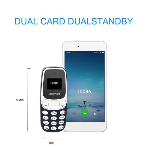  Mini kártyafüggetlen mobiltelefon