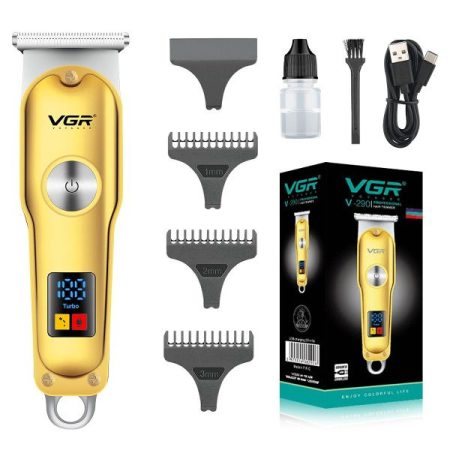 VGR V-290 Professzionális haj- és szakállvágó 3 cserélhető fejjel