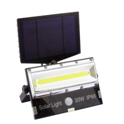   LED lámpa T8501-COB napkollektorral, 3 megvilágítási mód