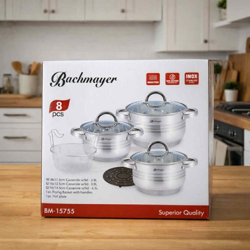 Bachmayer rozsdamentes edénykészlet ( BM-15755)