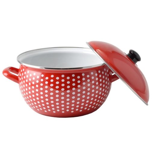 Perfect Home Zománcozott lábas 20cm+fedő 