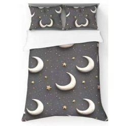 7 részes Ágynemű Garnitúra Hold / csillagok