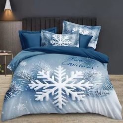 7 részes Karácsonyi Ágynemű Garnitúra - Hópehely