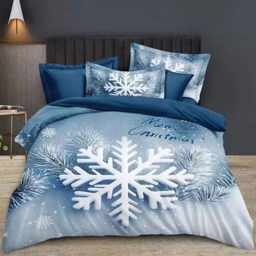 7 részes Karácsonyi Ágynemű Garnitúra - Hópehely