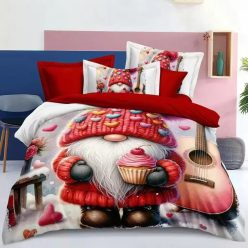 7 részes Karácsonyi Ágynemű Garnitúra Manó 1