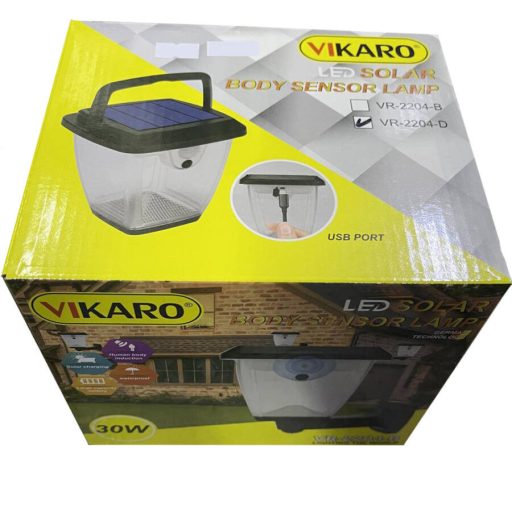 Kültéri LED napelemes 30W lámpa VR-2204-D