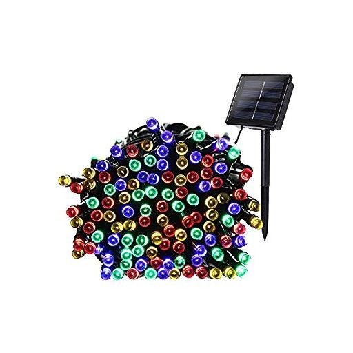 Napelemes Karácsonyi LED égősor, Fényfüzér, Kültéri- 200 Led