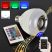 Bluetooth Party Led izzó / e27 MP3+RGB LED körte távirányítóval