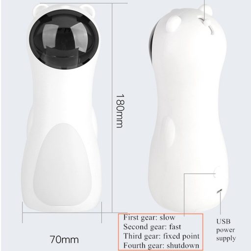 Macska Interaktív Játék Led Lézer 