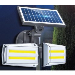 Napelemes kültéri fény- és mozgásérzékelős lámpa