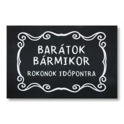 Lábtörlő Barátok bármikor, rokonok időpontra 60x40cm