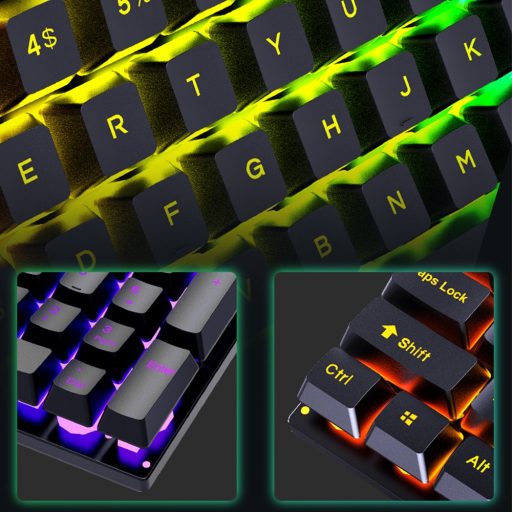RGB Vezetékes Gamer Billentyűzet és egér
