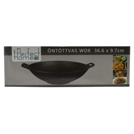 Perfect Home 14455 Öntöttvas wok 36.6 cm