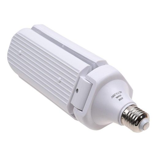 Ventilátor formájú, kinyitható E27 LED lámpa / állítható vetítési szöggel - 45W