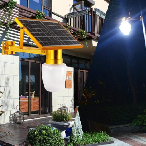 18 LED falra, vagy oszlopra szerelhető utcai Napelemes lámpa
