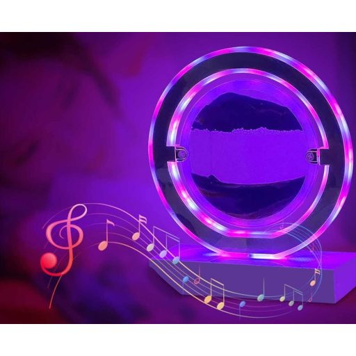 Futóhomok hangulatú asztali lámpa,bluetooth hangszóróval