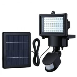   Mozgásérzékelős LED Solar (napelemes) reflektor kültéri használatra 