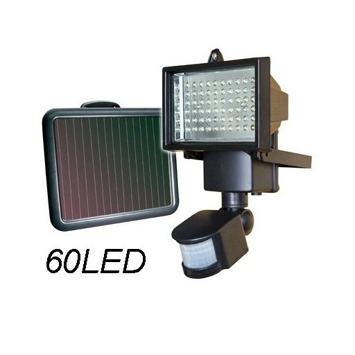 Mozgásérzékelős LED Solar (napelemes) reflektor kültéri használatra 