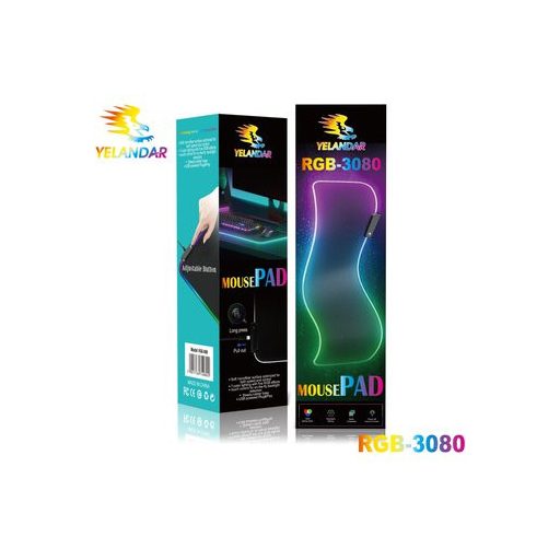 Gamer egérpad RGB LED világítással