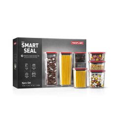   Neoflam Smart Seal ételtároló doboz szett – 5 részes, légmentesen záródó konyhai tárolók