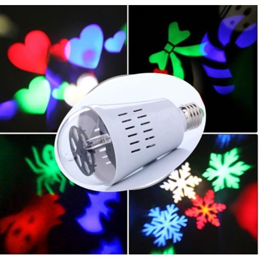RGB Led Karácsonyi Izzó E27 Foglalattal