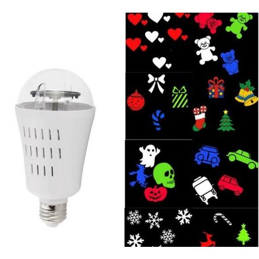RGB Led Karácsonyi Izzó E27 Foglalattal