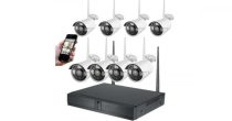   WIFI Vezeték Nélküli 4K Biztonsági Kamera Rendszer CCTV -W08-100
