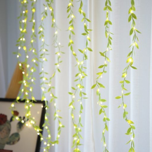 Led  fűzfalevél fényfüzér