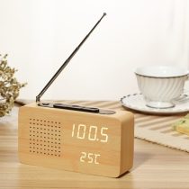 Fahatású ébresztőóra és FM rádió – hőmérővel