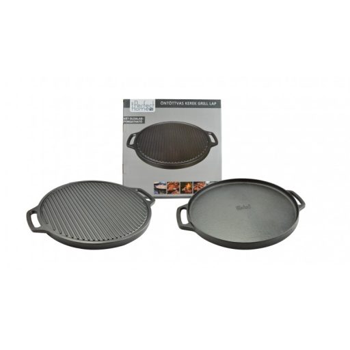 Perfect Home Öntöttvas grill serpenyő Kétoldalas 45 cm