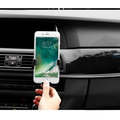 Autós telefontartó szellőzőrácsra rögzíthető
