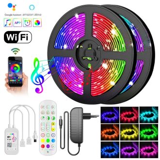   Bluetooth RGB LED szalag - mobiltelefonról vezérelhető / 15m