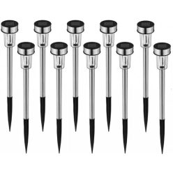 Leszúrható napelemes kerti lámpa 10 db színes RGB