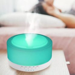   Aromaterápiás párologtató/diffúzor távirányítós bluetooth hangszóróval – 1000 ml 