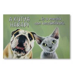    Lábtörlő A kutya harap ...és a macska sem beszámítható 60x40cm