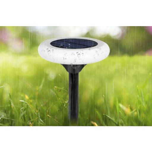 RGB LED-es napenergiával működő leszúrható kerti lámpa 2 db/csomag