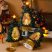 Óriás méretű zenélő karácsonyfa hógömb