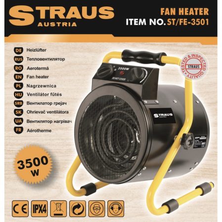Straus 3500W Fűtő Ventilátor ST/FE-3501