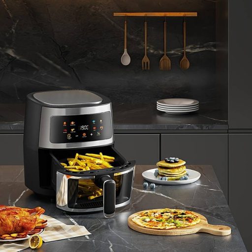 Air Fryer Forró Levegős Sütő 8L - Extra Nagy, 2400W - KIMIYO 