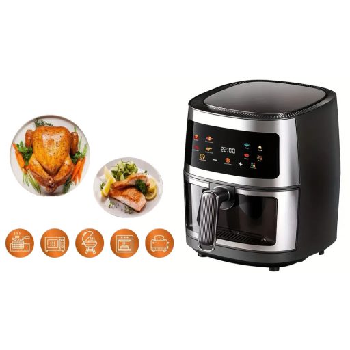 Air Fryer Forró Levegős Sütő 8L - Extra Nagy, 2400W - KIMIYO 