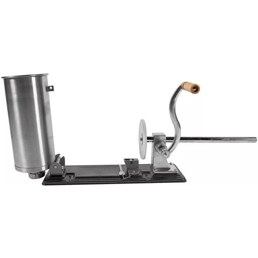 Minőségi rozsdamentes hurkatöltő és kolbásztöltő, 4kg-os (fém talp) GF-0822