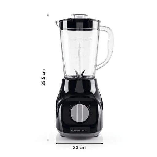 GOURMETMAXX Turmixgép 1L 350W fekete DS10998