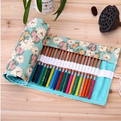 Vászon tolltartó - feltekerhető