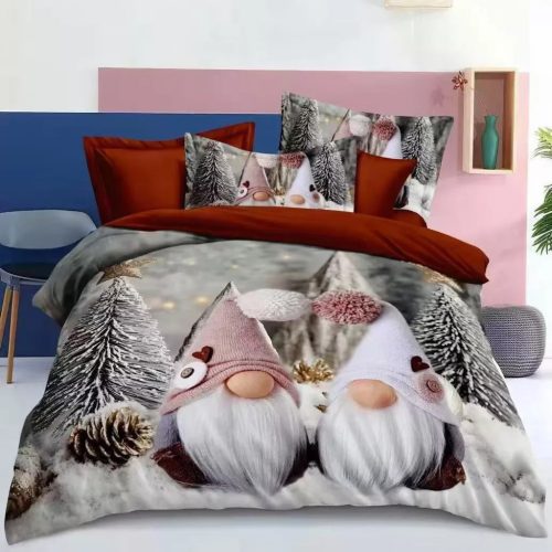 7 részes Karácsonyi Ágynemű Garnitúra Manó 2