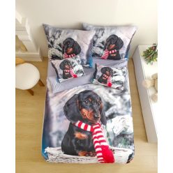 7 részes Karácsonyi ágynemű / Tacskó