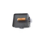 Perfect Home Öntöttvas grill serpenyő szögletes 24cm 