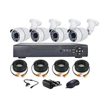  4 kamerás AHD DVR biztonsági megfigyelő kamera rendszer CCTV
