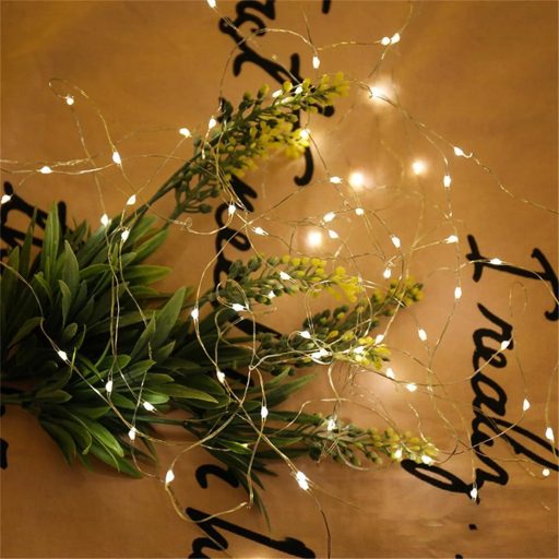 Napelemes fényfüzér 10 m / 100 Led 